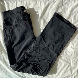 Duluth Trading Co Black Flexpedition Bootcut Outdoor Hiking Pants 4x29